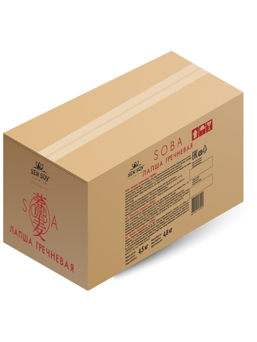 Лапша Sen Soy гречневая Soba, 4.5кг