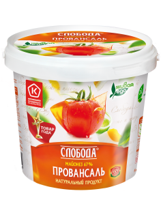 Майонез Слобода провансаль 67%, 900мл