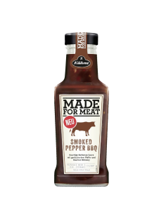 Соус томатный Kuhne Made for Meat Smoked Pepper BBQ барбекю с копченым перцем, 235мл