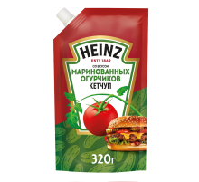 Кетчуп Heinz маринованные огурчики, 320г