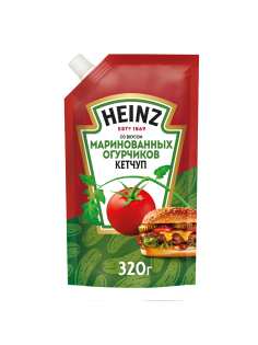 Кетчуп Heinz маринованные огурчики, 320г