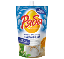 Майонез Ряба Провансаль сметанный ГОСТ 50.5%, 330г