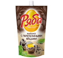 Майонез Ряба с перепелиными яйцами ГОСТ, 330г