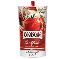Кетчуп Слобода Острый, 300г