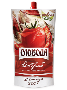 Кетчуп Слобода Острый, 300г