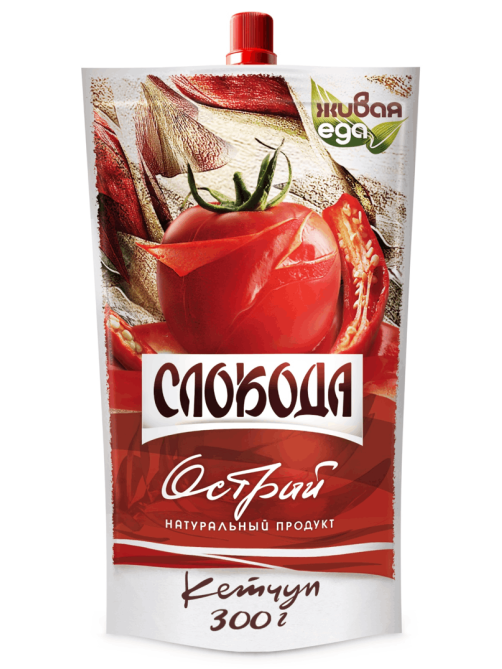 Кетчуп Слобода Острый, 300г