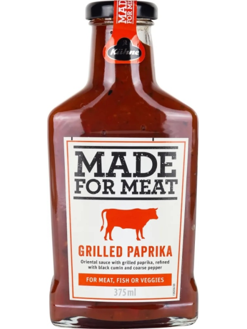 Соус томатный Kuhne Made for Meat Grilled Paprika с перцем гриль, 375мл