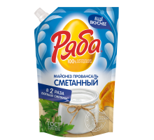 Майонез Ряба Провансаль сметанный ГОСТ 50.5%, 530г