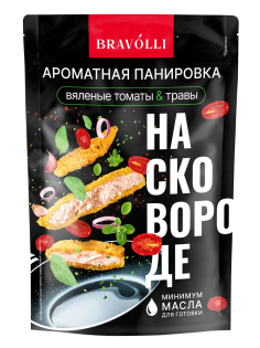 Панировка Bravolli! ароматная вяленые томаты и травы, 200г