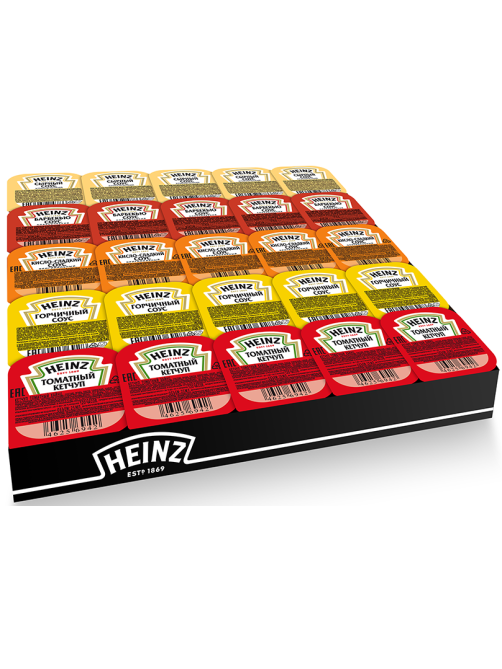 Соус Heinz микс соусов (25мл х 25шт), 625г