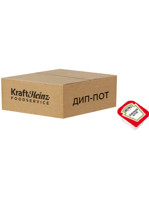Кетчуп Heinz томатный (25мл x 125шт), 3.125кг
