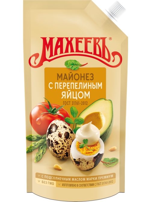 Майонез Махеевъ с перепелиным яйцом 67%, 190г