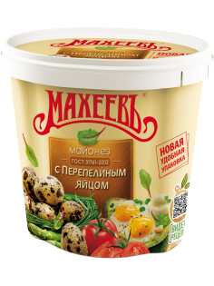 Майонез Махеевъ с перепелиным яйцом 50.5%, 800г