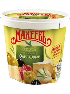 Майонез Махеевъ Золотой оливковый 50.5%, 800г