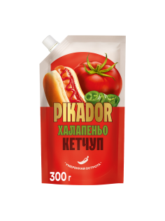 Кетчуп Pikador Халапеньо, 300г