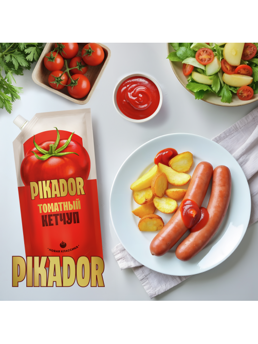 Кетчуп томатный Pikador 500г