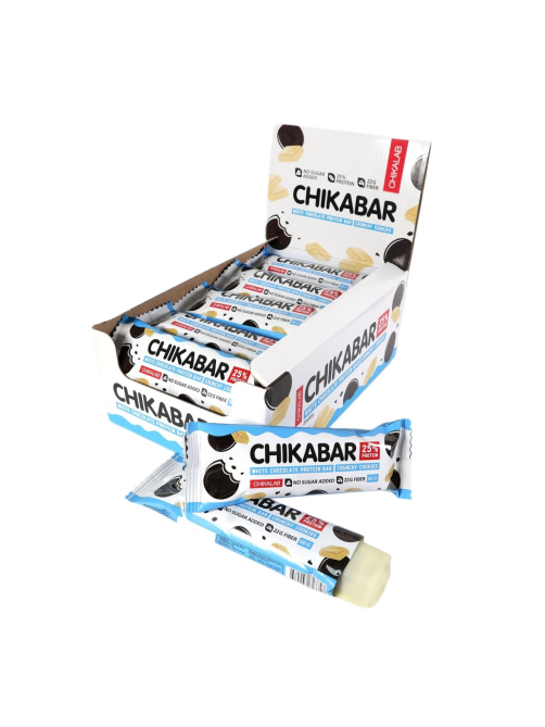 Батончик протеиновый Chikalab Печенье-шоколад без сахара, 60г