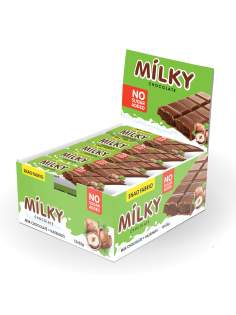 Шоколад молочный Snaq Fabriq Milky с шоколадно-ореховой пастой без сахара, 55г х 30 шт