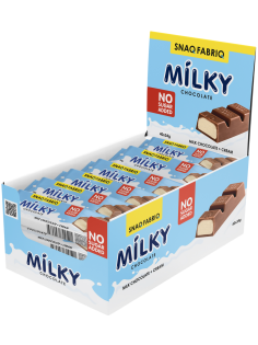 Шоколад молочный Snaq Fabriq Milky со сливочной начинкой, 34г х 40 шт
