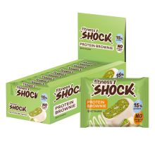 Пирожное протеиновое Fitness Shock брауни с фисташкой, 50г x 12 шт