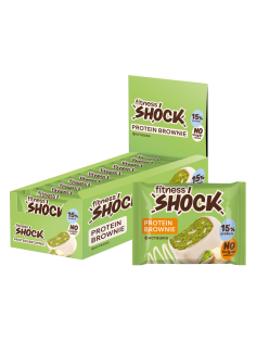 Пирожное протеиновое Fitness Shock брауни с фисташкой, 50г x 12 шт