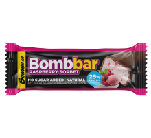 Батончик Bombbar малиновый сорбет, 40г