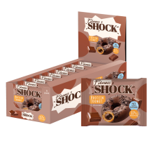Пирожное протеиновое Fitness Shock Донат с шоколадной начинкой, 70г x 9 шт