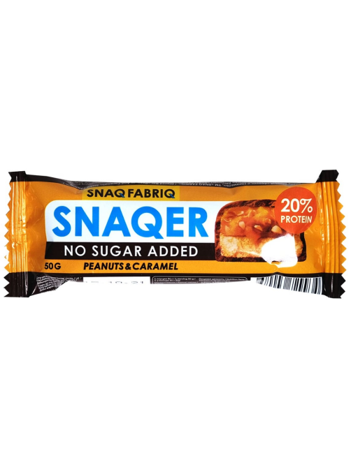 Батончик протеиновый Snaq Fabriq Арахис-карамель-шоколаде без сахара, 50г