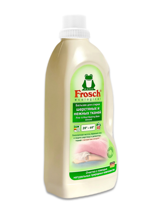 Бальзам Frosch для стирки шерстяных и нежных тканей, 1.5л