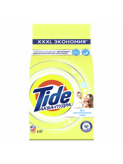Стиральный порошок детский Tide Аква-пудра, 6кг