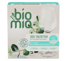 Таблетки для посудомоечной машины BioMio Bio-Total Эвкалипт, 50шт