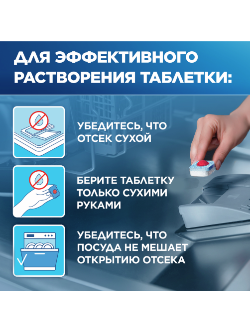 Таблетки для посудомоечных машин Finish Power, 100шт