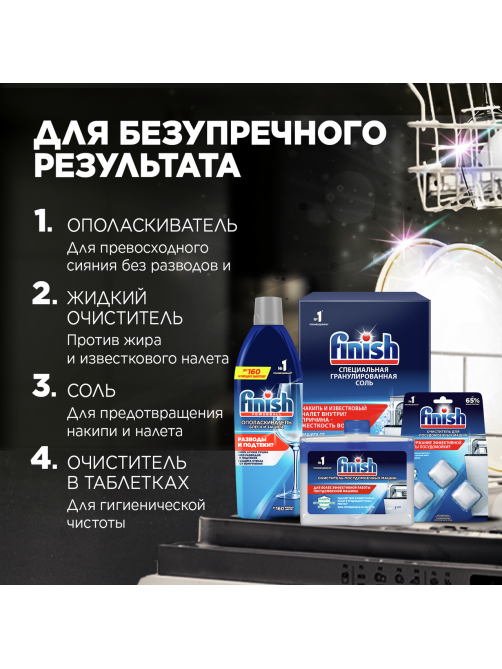 Капсулы для посудомоечных машин Finish Ultimate, 44шт