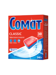 Таблетки для посудомоечной машины Сомат Classic, 30шт