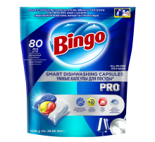 Капсулы для посудомоечной машины Bingo Pro, 80шт
