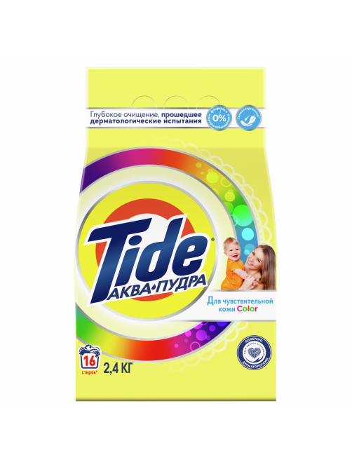 Стиральный порошок Tide Color для чувствительной кожи, 2.4кг