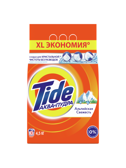 Стиральный порошок Tide Альпийская свежесть Аква-пудра, 4.5кг