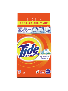 Стиральный порошок Tide Альпийская свежесть автомат, 6кг