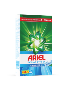 Стиральный порошок Ariel Горный родник, 450г