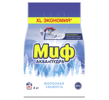 Стиральный порошок Миф Морозная свежесть автомат 3в1, 4кг