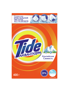 Стиральный порошок Tide Альпийская свежесть Аква-пудра, 400г