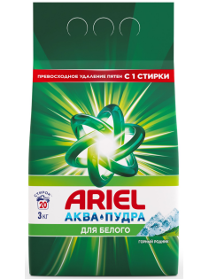 Стиральный порошок Ariel Горный родник автомат, 3кг
