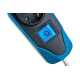Удлинитель Electraline 5Р+2USB с выключателем 3x1-2М с заземлением силикон черно-синий, 2м