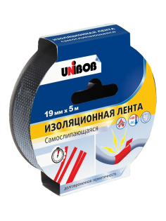 Клейкая лента Unibob электроизоляционная, 19мм x 5м