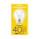 Лампа накаливания Старт E27 40W 230V шар ДШ прозрачная