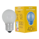 Лампа накаливания Старт E27 40W 230V шар ДШ матовая