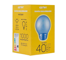 Лампа накаливания Старт E27 40W 230V шар ДШ матовая