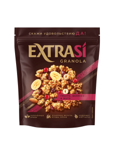 Гранола-мюсли Extrasi фрукты-ягоды-орех, 300г