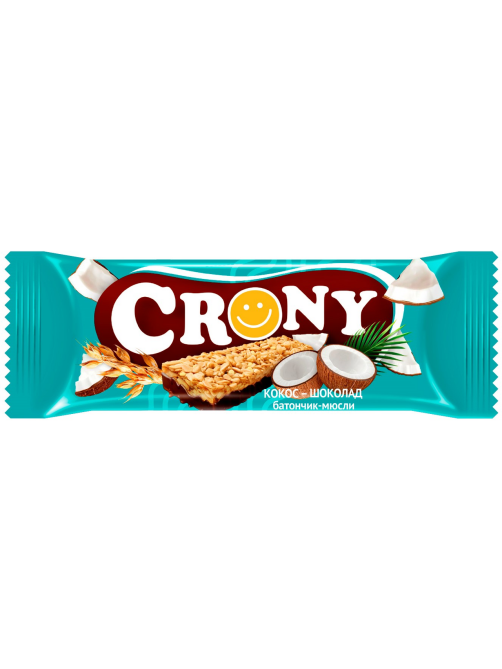 Батончик-мюсли Crony Кокос-шоколад, 50г х 12 шт