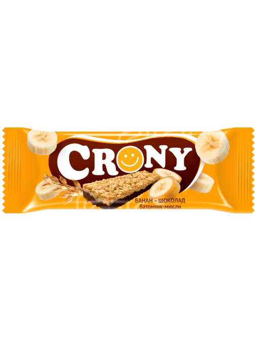 Батончик-мюсли Crony Банан-шоколад, 50г